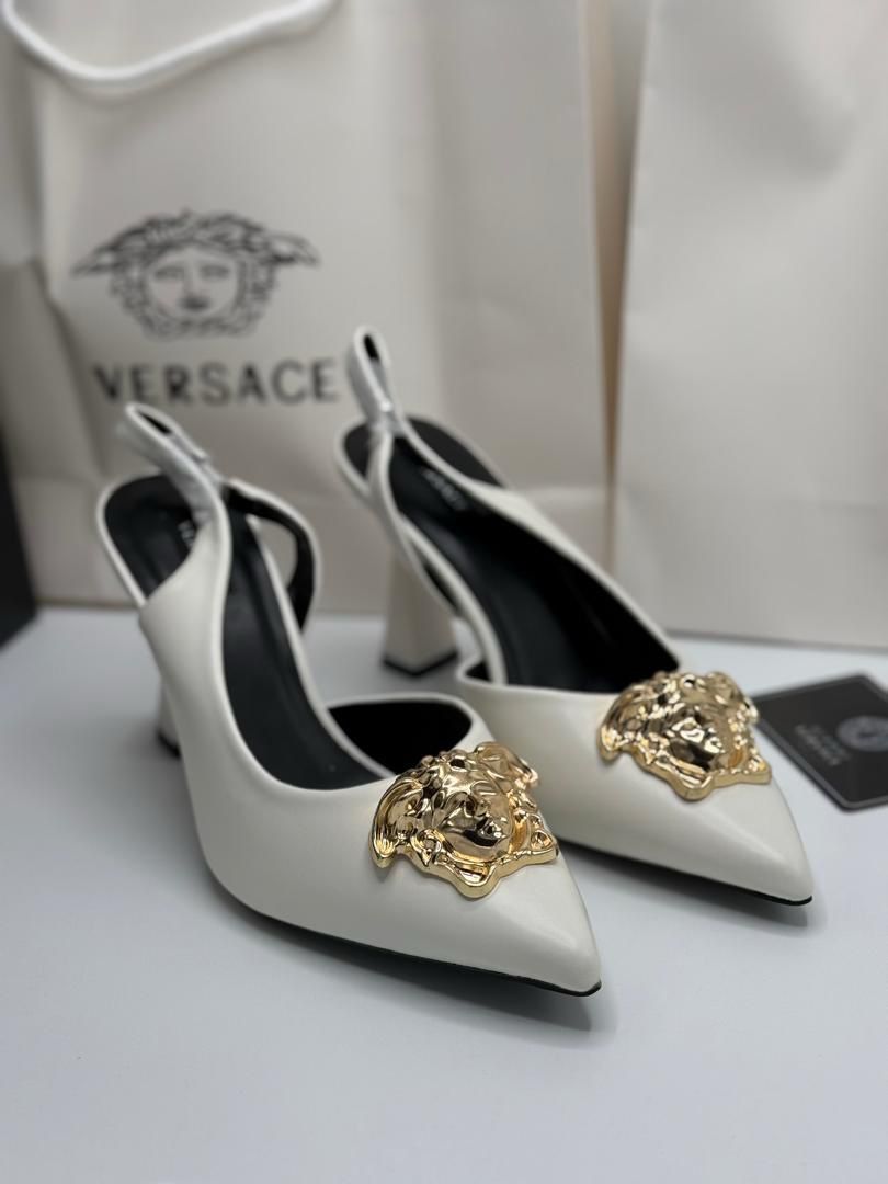 Versace La Medusa slingback pumps