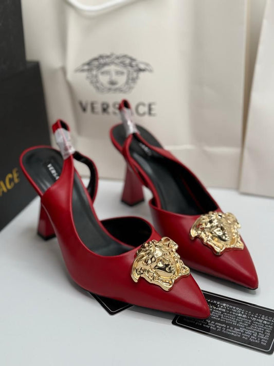 Versace La Medusa slingback pumps