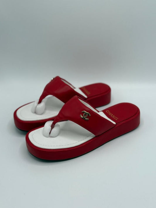 Summer Slope High Wedge Platform Flip Flops