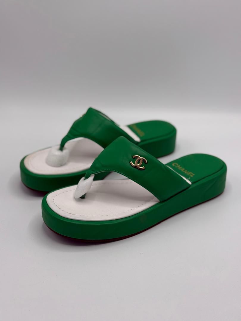 Summer Slope High Wedge Platform Flip Flops